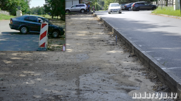 Uwaga!!! Słabo zabezpieczone prace drogowe